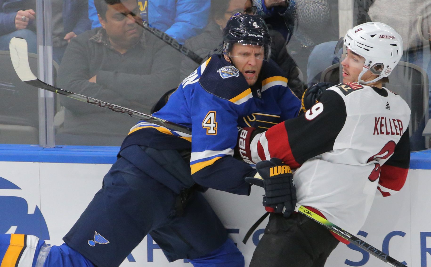 The Blues take on the Coyotes at Enterprise